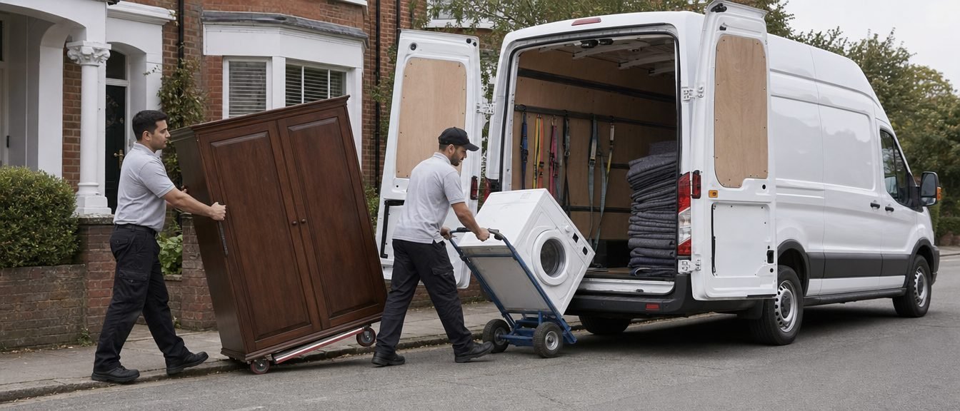 Large item removals – sofa, wardrobe and white goods transport in Coventry